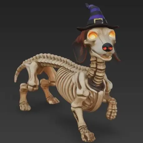 Skeleton daschhound