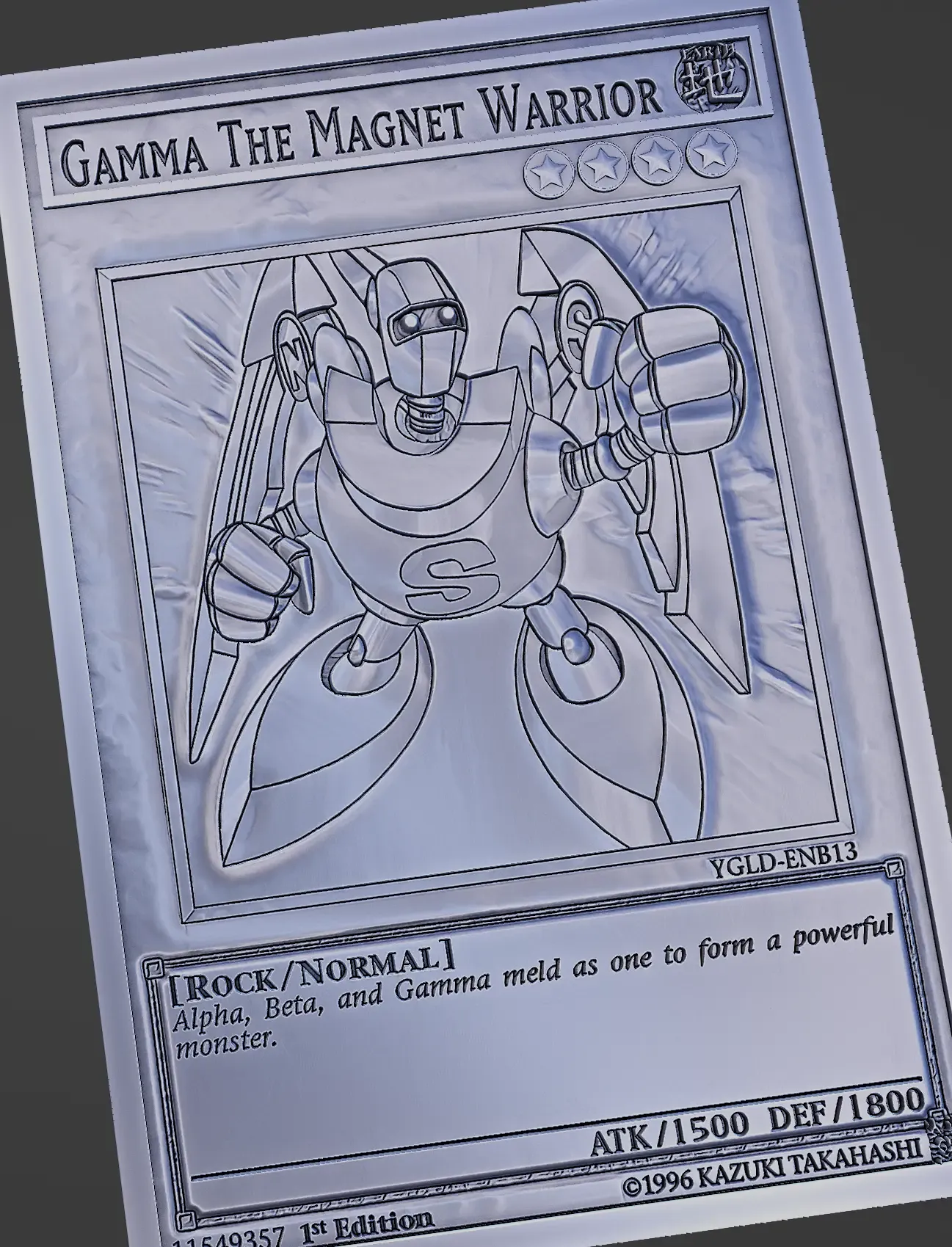 gamma the magnet warrior - yugioh