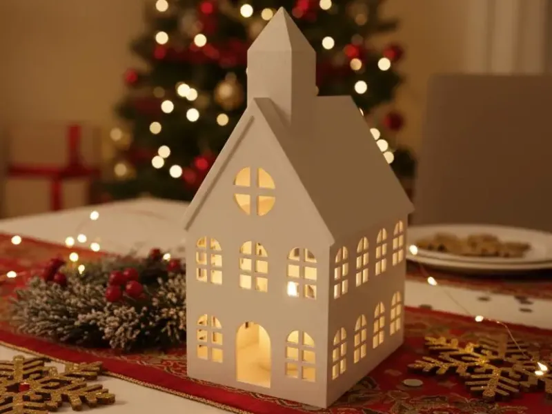 Waxinelichtlantaarn kerk -MOKA Design