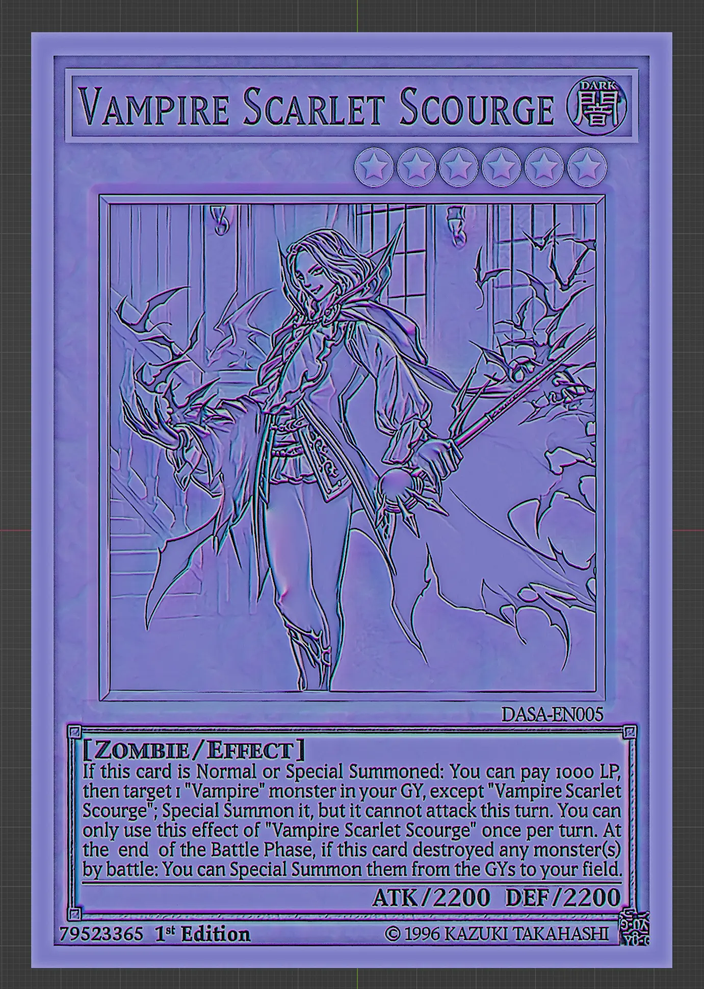 vampire scarlet scourge - yugioh