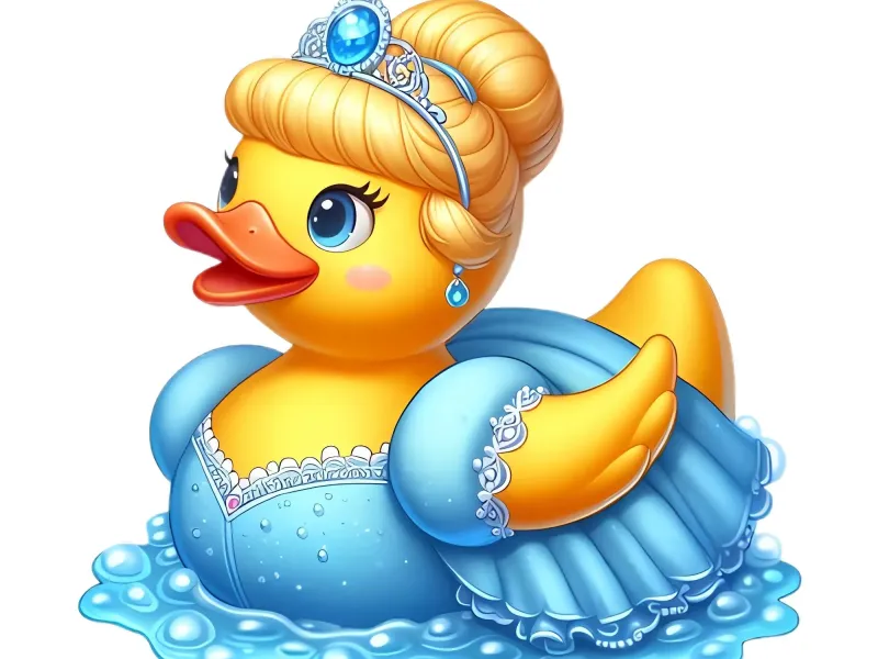 Cinderella Rubber Ducky
