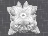 4 Kopf Wolf Statue, Hexa Design C-1