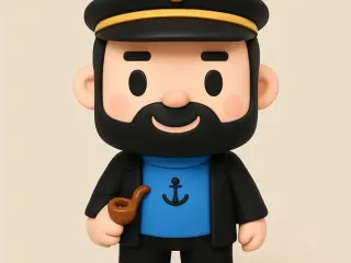 Chibi Capitaine Haddock