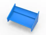 Wing of Supermodified front engine race car V4 Scale 1:25-6