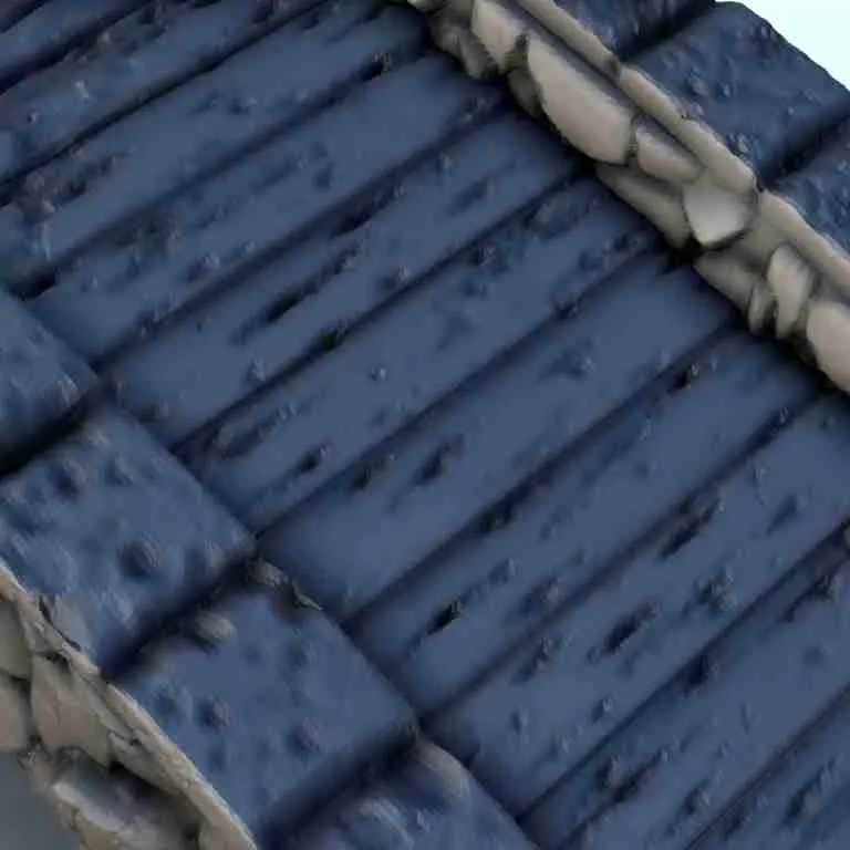 Gran puente de piedra - miniaturas warhammer terreno escenografia