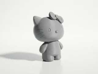 Hello Kitty Figurine Cartoon Character 3D Printable