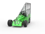 Northeast Dirt Modified stock car with side wing Scale 1:25-1