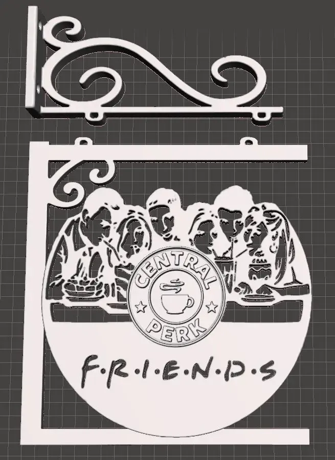 hanging wall decor friends