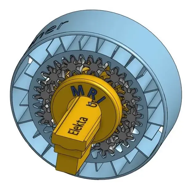 MRLinac Spinner à engrenages