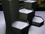 Hexagonal figure display stand-4