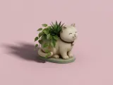 Cute Cat Planter-1