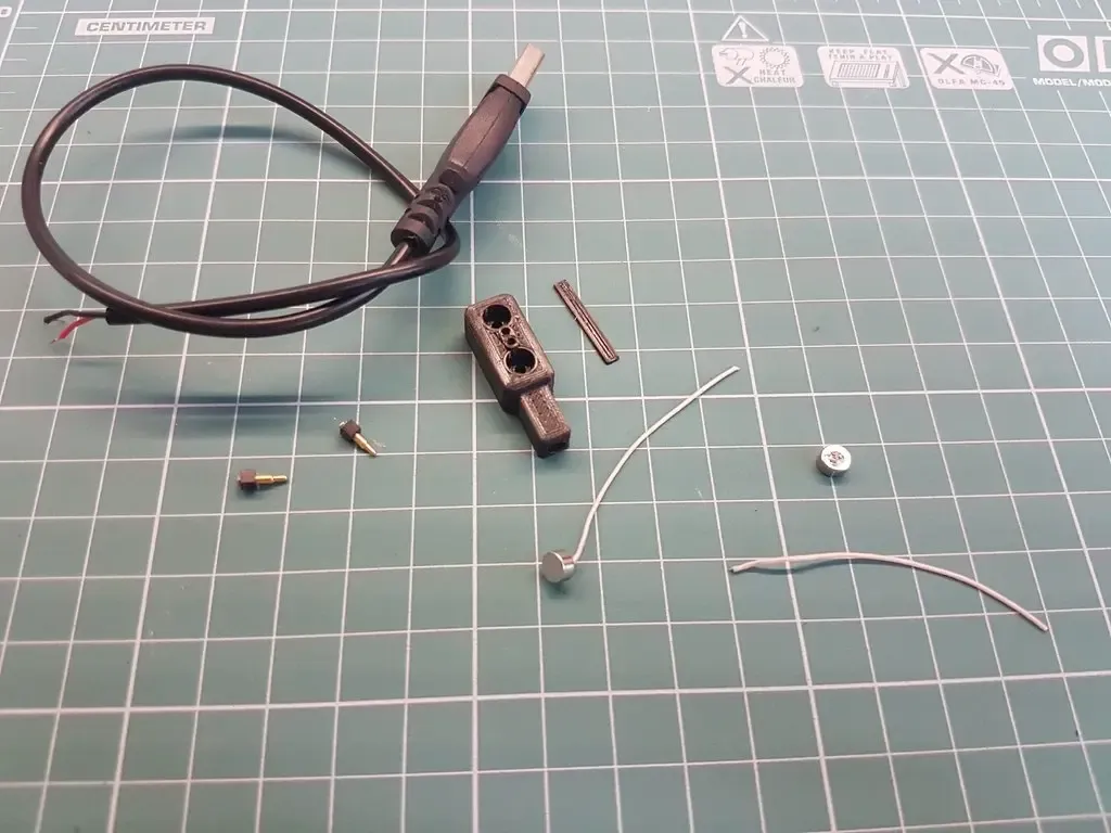 Pebble charging cable.