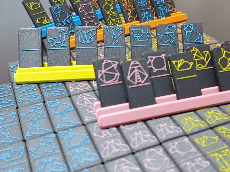 Dominó – Animais de Origami