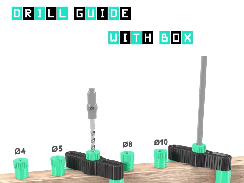 Self-centering drill guide