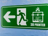 3D Printer Emergency Sign - Left Side Arrow Left-6
