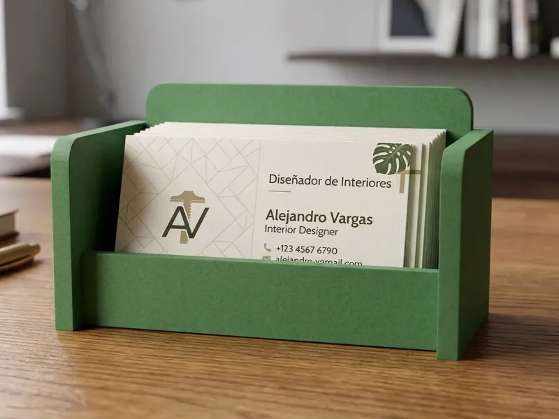 organizador para tarjetas