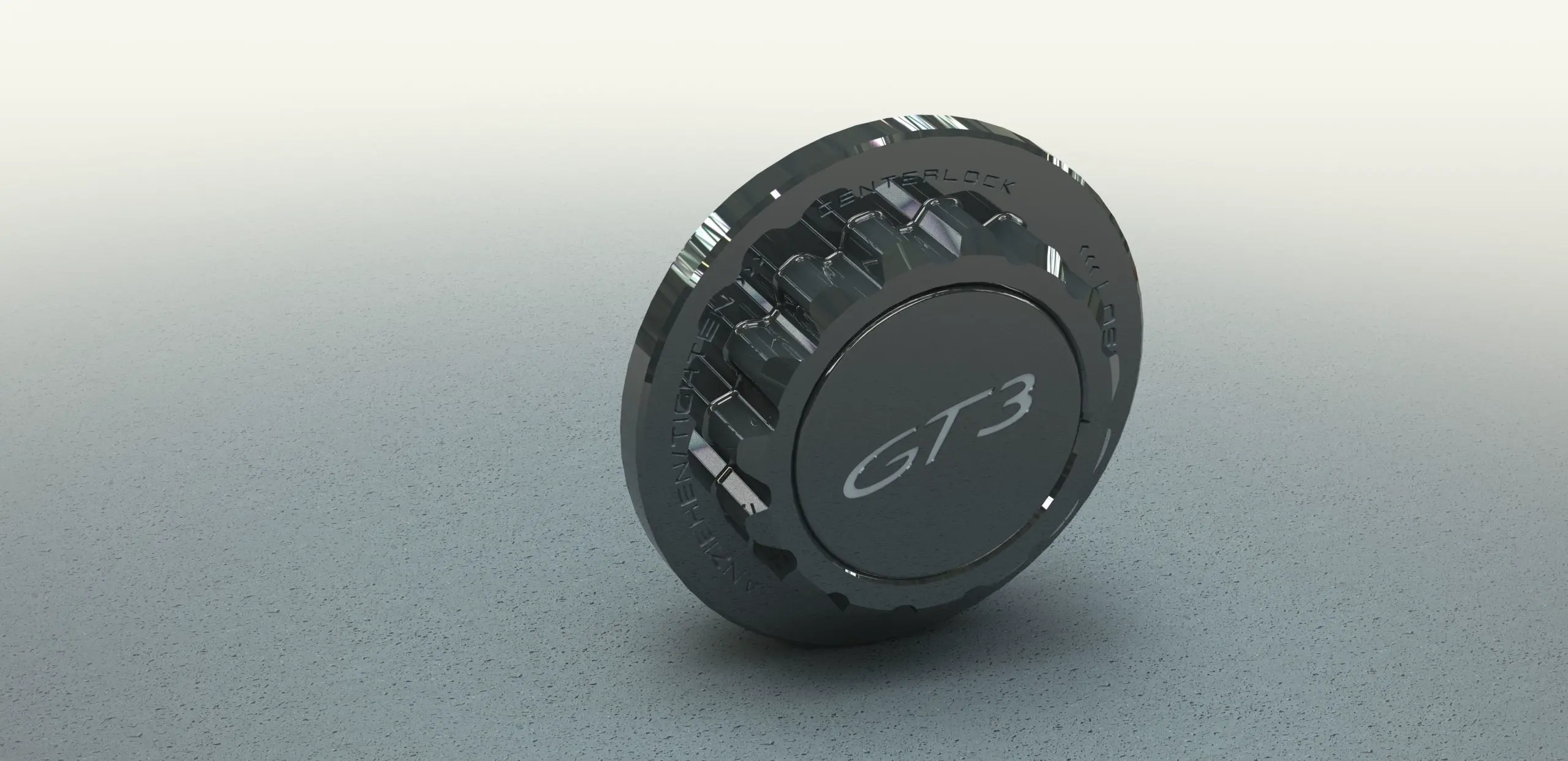 Porsche center lock 3d model