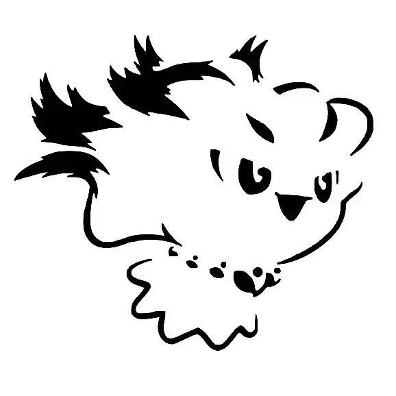 Pochoir Misdreavus