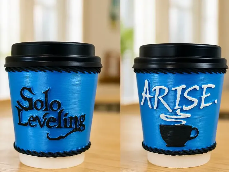 Solo Levelling Arise Coffee Sleeve