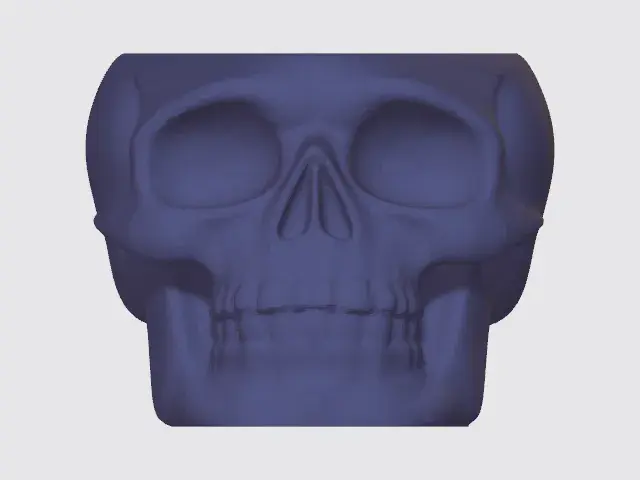 Double-Sided Skull Serving Bowl – Sugar or Salsa