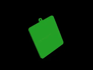 Blank Keychain/keyring