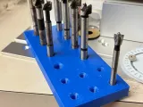 Bit holder Forstner bit holder holds 8 - 3/8" and 6 1/4" bits-2