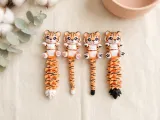 Fluffy Tails Cute Flexi Tiger Cub - Toy/ Keychain/Magnet-5