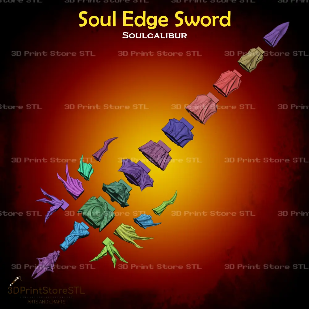 Soul Edge Sword Cosplay Soul Calibur - STL File
