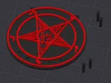 BAPHOMET KEYHOLDE - PORTA LLAVEROS-1