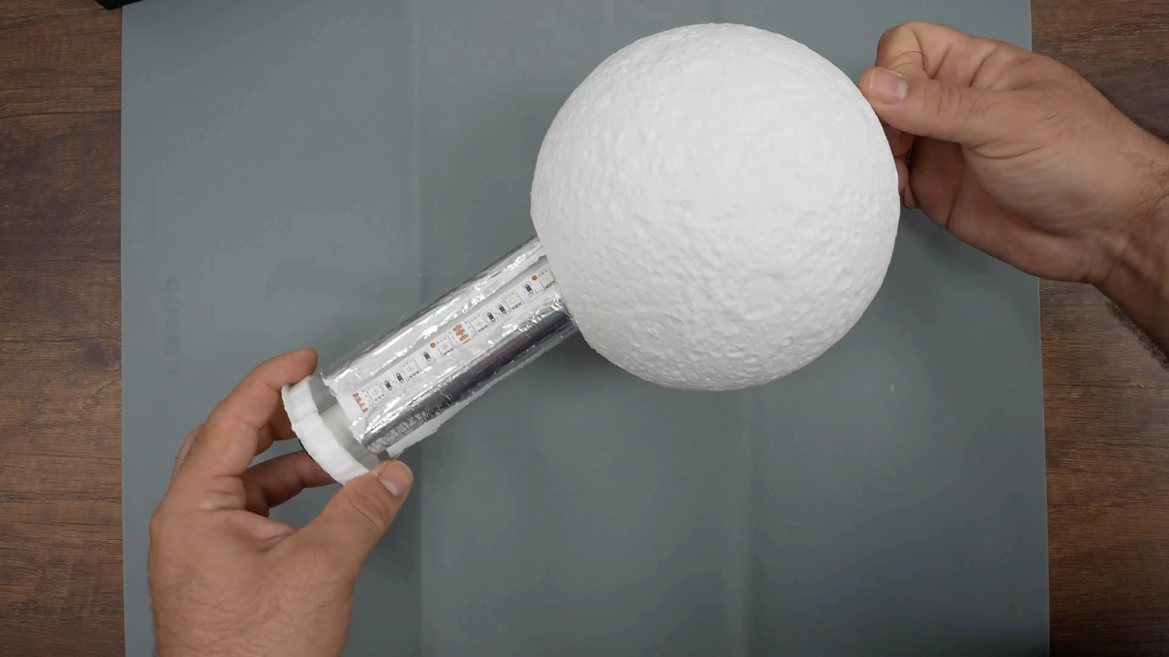 Interactive RGB Moon Lamp