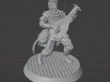 FREE NPC Bard Fantasy Miniatures 32mm STL for TTRPG-2
