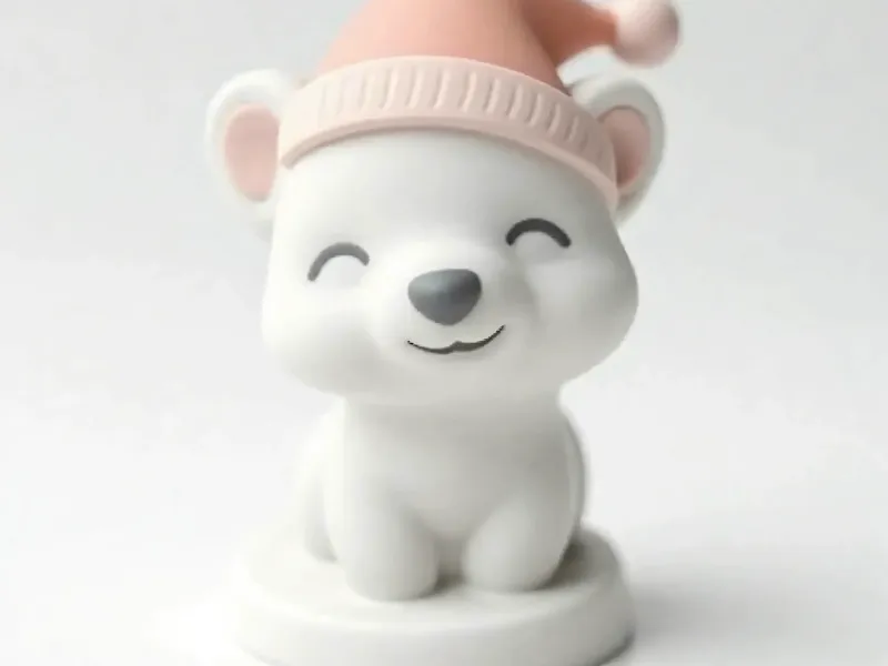 Christmas serries - santa polar bear pup