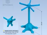 StableBase 360° Rotating Keychain & Bracelet Display Stand-1
