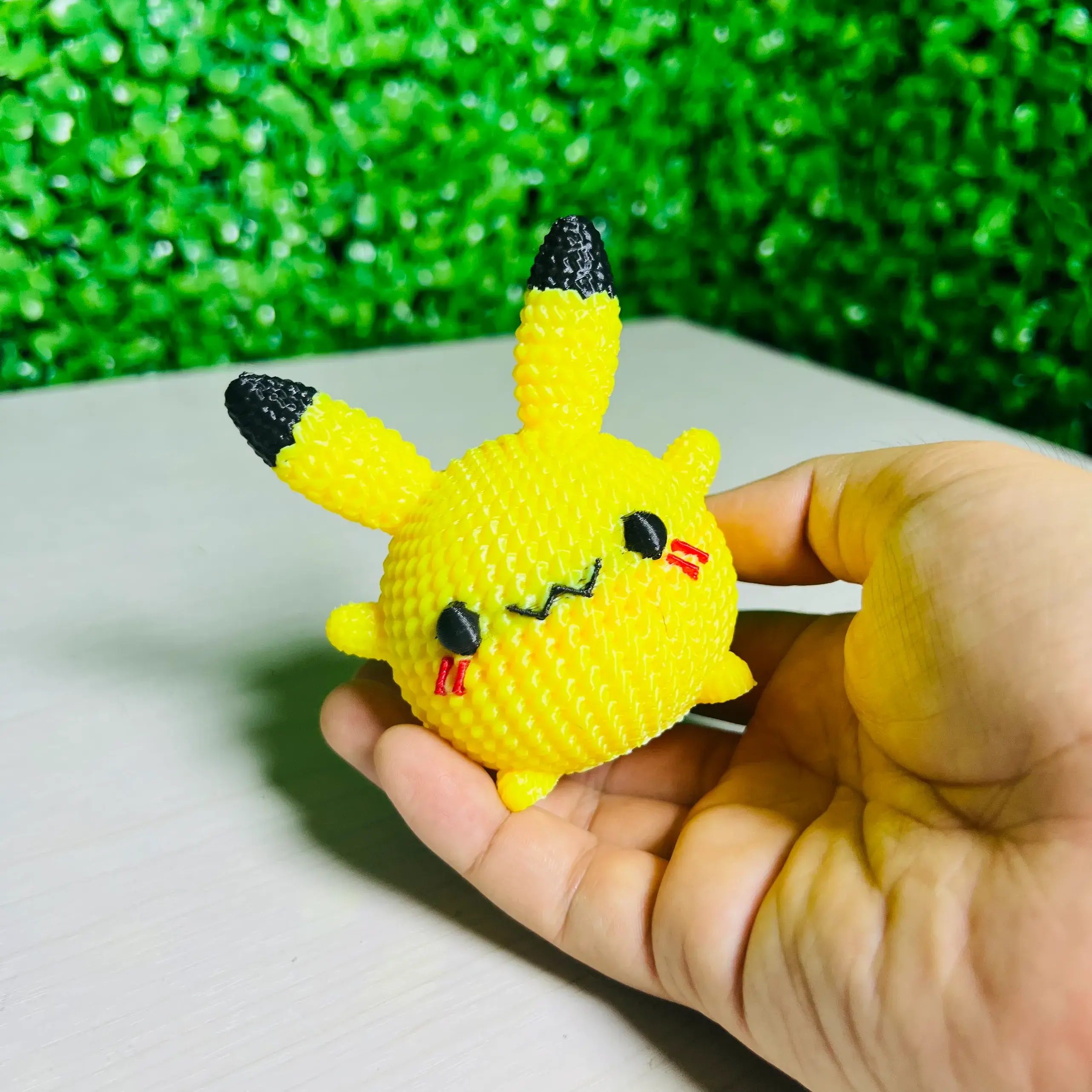 CUTE PIKACHU CROCHET KNITTED - KEYCHAIN & PIGGYBANK