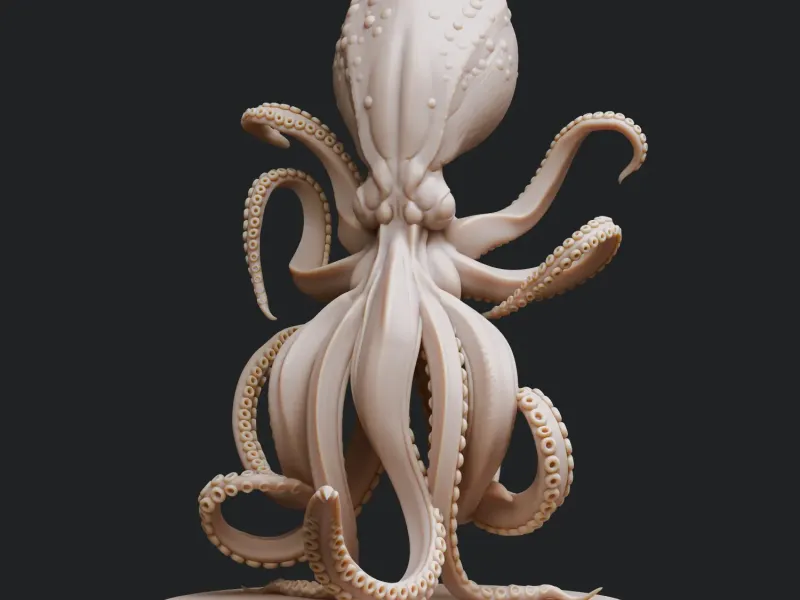 Der glückliche Oktopus