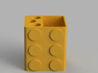 porta cepillo forma de lego