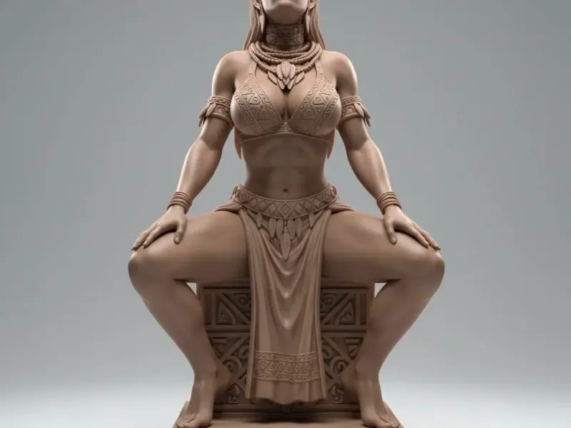 Stone Oracle Empress – Ancient Temple Collectible Figurine