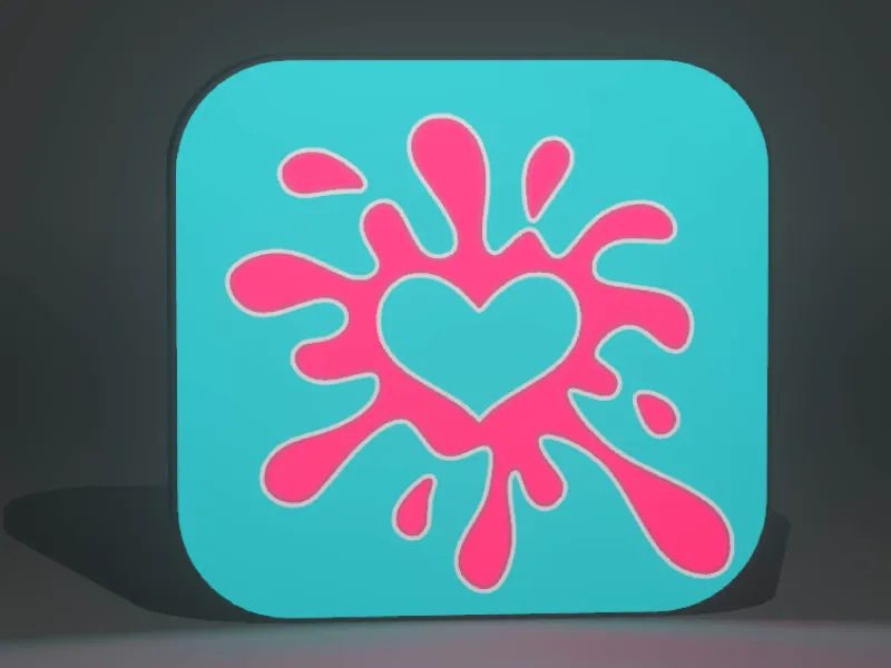 Lightbox Heart Splash