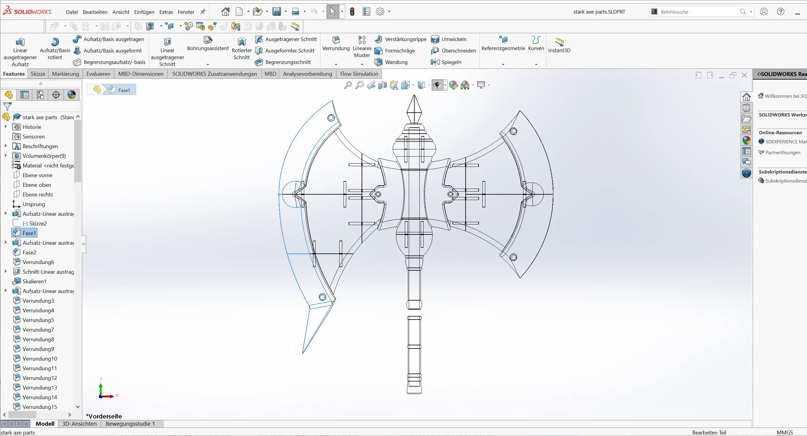 Frieren Stark Axe Printable Model