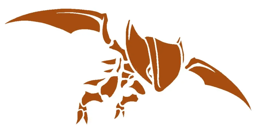 Kabutops stencil