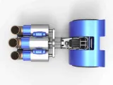 Pulling tractor with 3 jet engines Scale 1:25-5