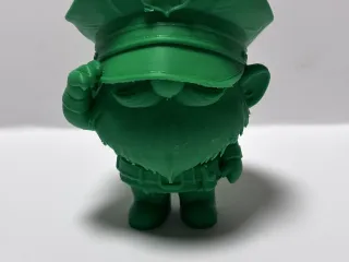 Animated police man figurine