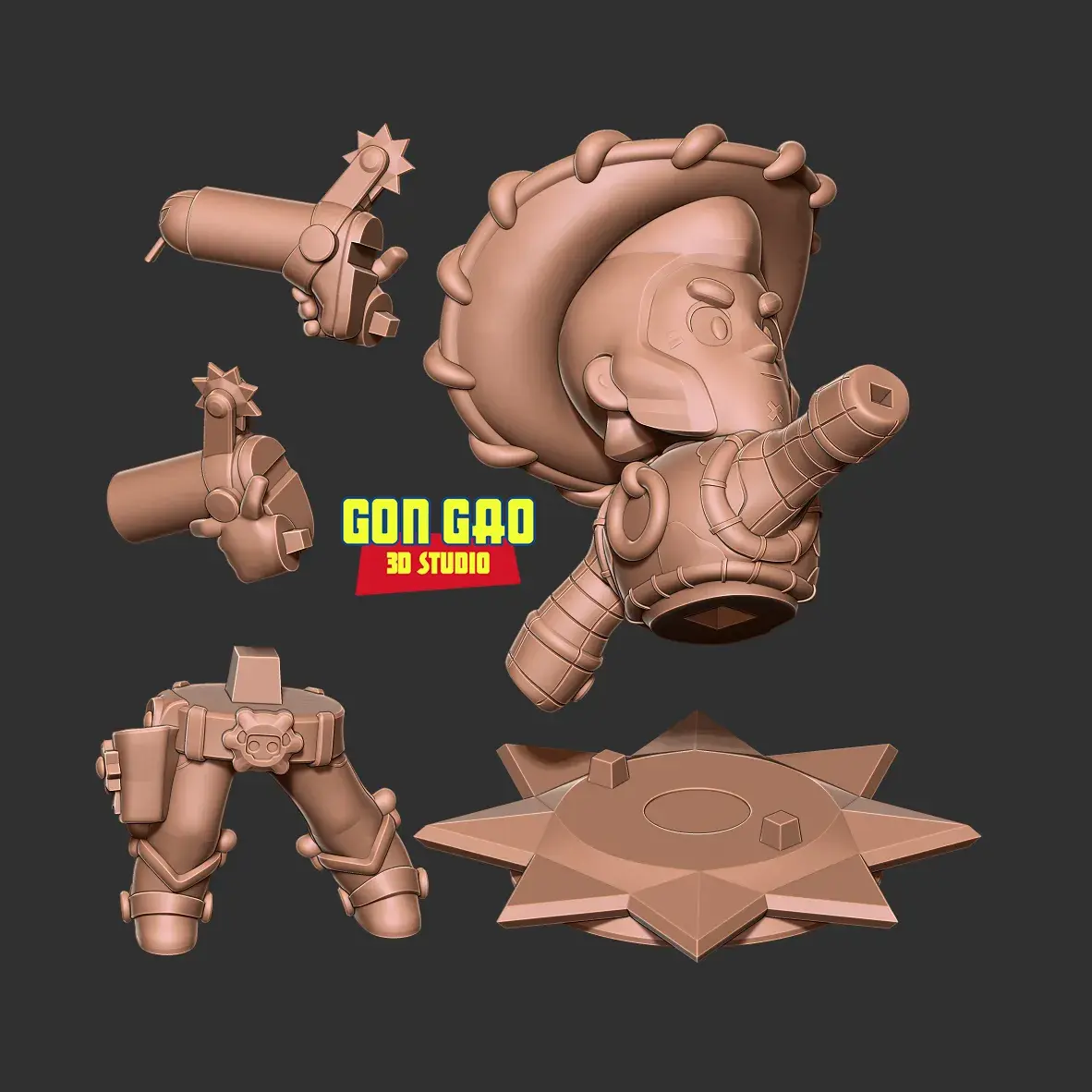 Colt Woody - Brawl Stars Fanart