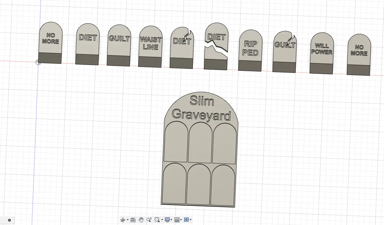 Diet's End: A Sweet Cemetery for Halloween