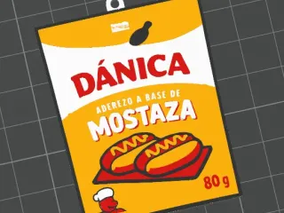Llavero Mostaza
