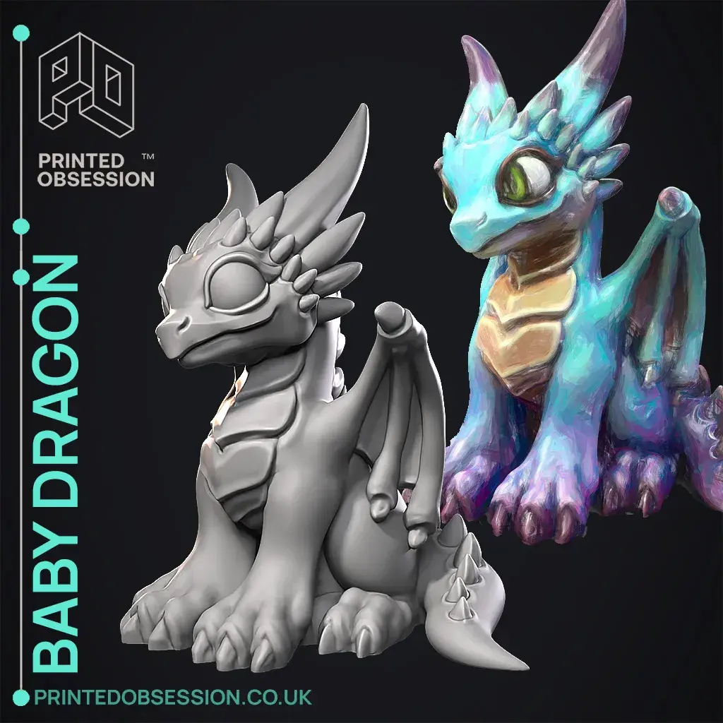 [EXCLUSIVE]Baby Dragon-Creality Cloud c/o Printed Obsession