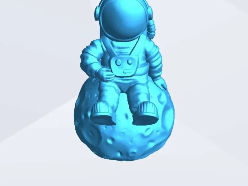 spaceman & moon