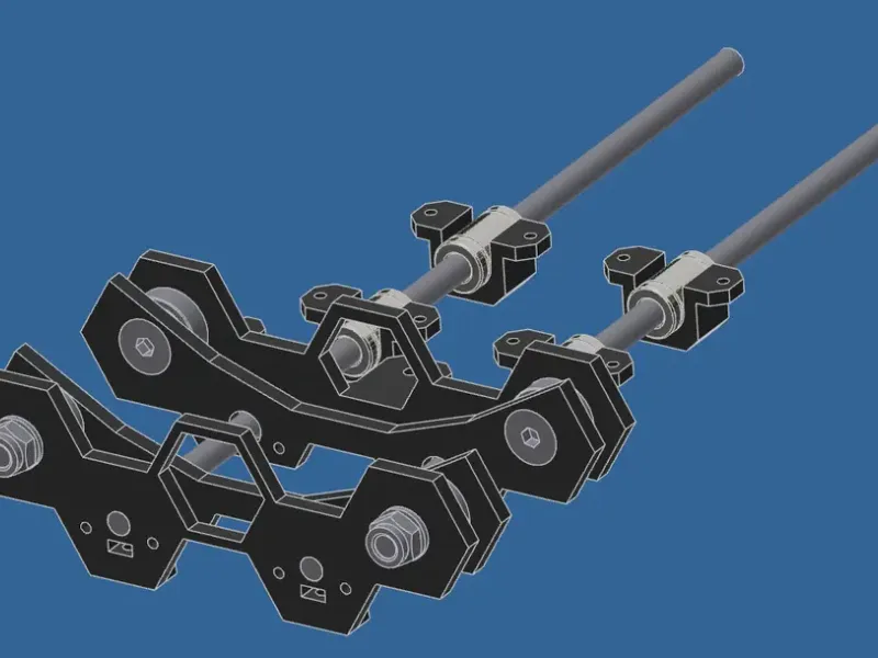 True variable width spool Holder