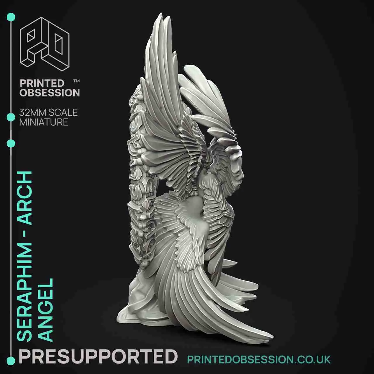 Seraphim - Arch Angel - PRESUPPORTED - 32mm Scale