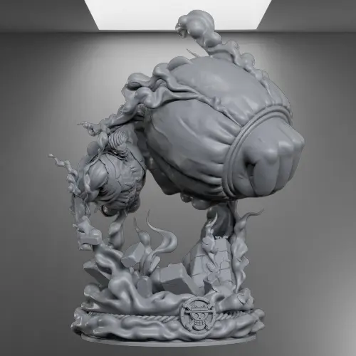 Luffy Gear 4 One Piece 3D STL File